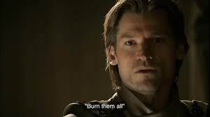 I don't imagine much would shock King Robert, but when Ser Jamie tells him  of the Mad King's final words Robert looks distraught, even frightened  almost. Why is that? : r/gameofthrones