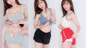 I will try on new gym wear and introduce it ♡ [My favorite sports brand  SLOLI] - YouTube