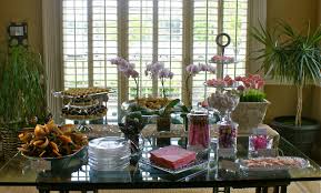 Pin By Myrtle Carey On Decorator Foods Bridal Shower Food Table Bridal Shower Table Decorations Bridal Shower Tables
