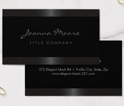 Custom business cards can be especially useful when starting a business, as they can help you network with new customers and begin partnerships with vendors and suppliers. Elegant Stylish Satin Gray Border Black Business Card Zazzle Com Black Business Card Stylish Business Cards Border Black