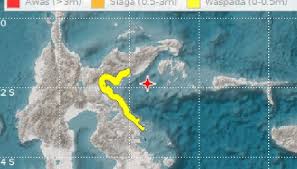 Lokasi pusat gempa bumi terletak di darat pada koordinat 2,98°ls dan 118,94°bt, dengan penyebab gempa mamuju dan majene. Pusat Gempa M 6 9 Di Perairan Sulteng Ini Titiknya Mediarestorasi Com