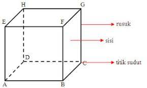 Ada berapa banyak rusuk kubus? Bangun Ruang Kubus Belajar Matematika