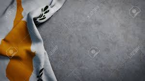 The cyprus flag came into use in 1960. Flag Of Cyprus On Concrete Backdrop Cyprus Flag Background With Stock Photo Picture And Royalty Free Image Image 155282651