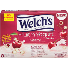 Welch S Fruit N Yogurt Fruit Snacks Cherry 8 Ct 0 8 Oz Walmart Com Yogurt Snacks Snacks Creamy Snack