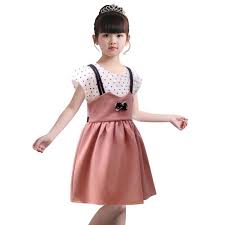 Cara mudah menjahit gaun anak simpel beserta polanya. Jual Two Mix Baju Anak Perempuan Dress Anak Cewek 0 3 Tahun 2987 Online Mei 2021 Blibli