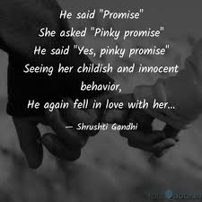 Do you really love me? He Said Promise She Ask Quotes Writings By Shrushti Gandhi Yourquote