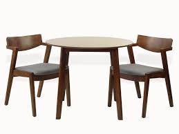 Buy Rattan Wicker Furniture Set Of 3 Dining Kitchen Round Table And 2 Tracy Armchairs Solid Wood W Padded Seat Medium Brown In Usa Best Price Free Shipping Wicker Furniture Casual Dining