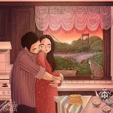 Yahuuu Is So Sweet Today Pin Romantic Art Love Drawings Cute Couple Art