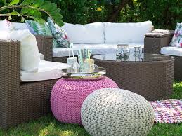 Lounge Set Rattan Hellbraun 9 Sitzer Rund Auflagen Weiss Severo Sitzgruppe Gartenmobel Sets Lounge Tisch