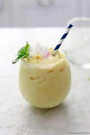 The Best Virgin Pina Colada Smoothie Recipe Made With Frozen Pineapple And Coconut Cream This Healthier Vega Pina Colada Recipe Virgin Pina Colada Pina Colada
