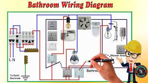 That being said, here's the diagram. Bathroom Wiring Diagram How To Wire A Bathroom Youtube