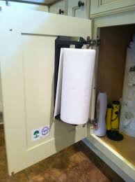 Hang Paper Towels Inside Cabinet With Command Strips Paper Towel Holder Kitchen Paper Towel Kitchen Towels Hanging