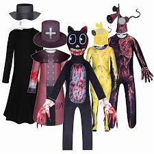 All cat masks are printed on high quality thick cardstock in vivid colors exactly as shown in the product images. Scp Foundation Cartoon Black Cat Halloween Costume Horror Funny Steampunk Siren Head Plague Doctor Mask Cosplay Costume For Kids Aliexpress Shopee Philippines