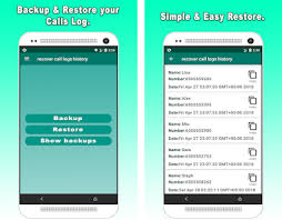 This app can backup your logs and restore them on same phone or . Recover Call Logs History Apk Download For Android Latest Version 3 1 Calls Restore Andbackup