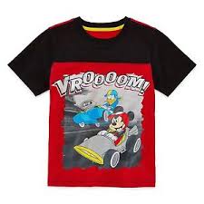 Details About New Size S 4 Disney By Okie Dokie Boys Tee Short Sleeve Mesh Red Mickey Mouse
