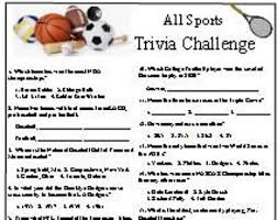 Whether you have a science buff or a harry potter fanatic, look no further than this list of trivia questions and answers for kids of all ages that will be fun for little minds to ponder. Fitness Trivia Etsy
