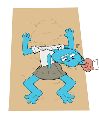 356321 - safe, artist:eccentricchimera, nicole watterson (tawog), cat,  feline, mammal, anthro, cartoon network, the amazing world of gumball,  female, flattened, peel off - Furbooru