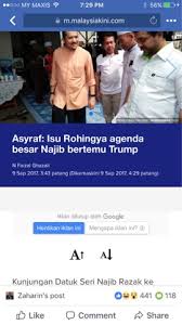 Saya lebih memilih dihormati dan menghormati. Adakah Kerana Sibuk Nak Perkukuh Ekonomi Amerika Najib Terlupa Tentang Rohingya Shahbudin Dot Com