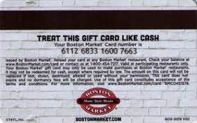 Gift cards boston market gift card. Gift Card Hungry For Something Good Boston Market United States Of America Boston Market Col Us Bm 018a