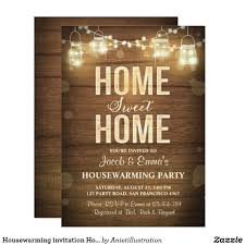 Housewarming Invitation Home Sweet Home Rustic Zazzle Com House Warming Invitations House Warming Gender Reveal Party Invitations
