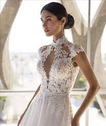 Vintage hochzeitskleid mit elisabeth kragen und bein hammelfleisch ärmel. 103059 Brautkleid Prinzessin Spitze Hochzeitshaus Niedersachsen