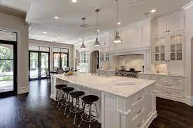 There are so many fascinating ideas that you can use to make your small kitchen to look spacious and delightful. Awesome Design Open Concept Kitchen Ideas Large Open Concept Kitchen White Kitchen Islan White Kitchen Design Modern Kitchen Design Kitchen Remodeling Projects