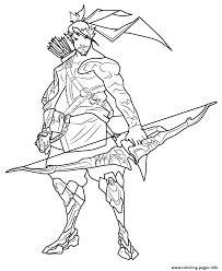 You can print or color them online at getdrawings.com for absolutely free. Overwatch Hanzo Coloring Pages Printable
