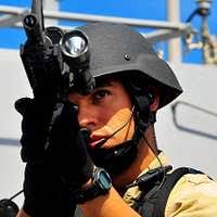 U.S. Marine Sgt. Darrel Davis, an Assault Amphibious