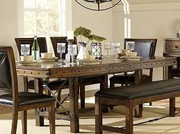 Rustic Turnbuckle Dining Room Furniture In Burnished Oak Dining Table Click Image To Review More Detai Oak Dining Room Set Dining Table Dining Room Furniture
