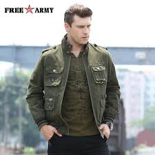 Barato Chaqueta De Calidad De Marca Freearmy Chaqueta Militar A Prueba De Viento Para Hombres Chaqueta De Bombar Military Jacket Bomber Jacket Men Mens Jackets