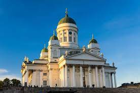 Altar inside the helsinki cathedral in finland. Helsinki Helsinki Cathedral Tuomiokirkko Senate Square Senaatintori
