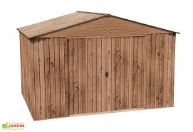 Abri De Jardin En Metal Duramax Woodgrain Imitation Bois 8 M En 2020 Abri De Jardin Terrasse Bois Abri