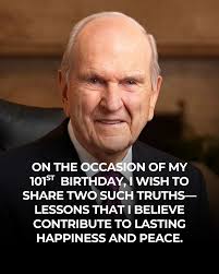 Excerpts from President Russell M. Nelson's TIME op-ed, “We All Deserve  Dignity and Respect” (September 5, 2025).