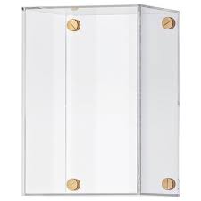 Bomarken Display Box Gold Ikea Ikea Ikea Overlays Clear Glass