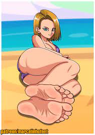 Android 18 feet
