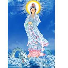 Guanyin of nanshan arca menjulang dewi cinta di kaki langit hainan. Gambar Dewi Kwan Im Bergerak Belajar