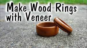 Hey everyone here is a better less cluttered video of how to male a wooden ring. Making Wooden Rings With Veneer Woodworking How To Youtube