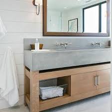 Shop our bath vanity collection for the double bath vanity that fits your bathroom style. Concrete Trough Sink Design Ideas