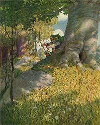 He was the pupil of artist howard pyle and became one of america's greatest illustrators. N C Wyeth Robin Hood 1917 Illustrations Gallery
