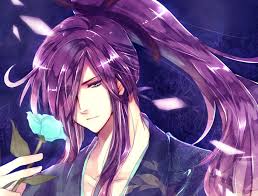 They're either the protagonist or even minor characters within the anime, and have failry long to very long hair styles. Anime Boy Purple Hair Wallpapers Wallpaper Cave
