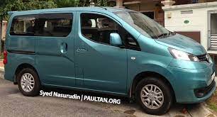 A small fridge is a must, and a small bench or bed is a. Nissan Evalia Spotted In Malaysia Will Etcm Bring The Van In