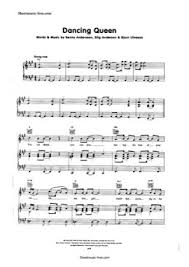 Thumbnail Of First Page Of Dancing Queen Piano Sheet Music Pdf By Abba Piano Sheet Music Pdf Piano Sheet Music Sheet Music Pdf