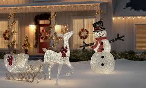 Get lights, yard stakes, inflatables and more to adorn. Outdoor Holiday Decorating Ideas The Home Depot
