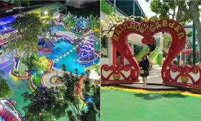 Lowest price in 30 days. Rainbow Garden Bekasi Wisata Tengah Kota Dengan Spot Foto Dan Wahana Permainan Yang Colorful Dikunjungi Saat Malam Makin Menawan