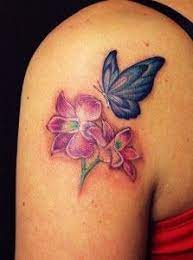 Butterfly Tattoo With Flowers 45 50 Butterfly Tattoos With Flowers For Women 3 3 Butterfly With Flowers Tattoo Butterfly Tattoo Shoulder Tattoo