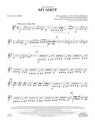 My shot is the third song from act 1 of the musical hamilton, based on the life of alexander hamilton, which premiered on broadway in 2015. Lin Manuel Miranda My Shot From Hamilton Arr Michael Brown Eb Alto Clarinet Sheet Music Pdf Notes Chords Musical Show Score Concert Band Download Printable Sku 360379