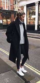 44 Ideas Sneakers Outfit Fall Winter Chic For 2019 Sneaker Outfit Fall Fall Fashion Coats Fashion Trends Winter