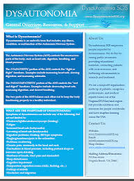 Welcome To Dysautonomia Sos Dysautonomia Awareness Dysautonomia Dysautonomia Pots