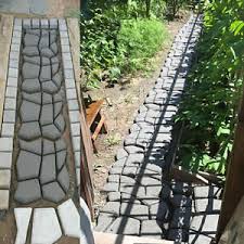 Vendo piastrelle da giardino in cemento usate diametro 30cm spessore 4cm circa 200pz ¤ 0,80 cad. Stampo Per Cemento Pietra Pavimenti Plastica Per Giardino Diy Pavimentazione Ebay