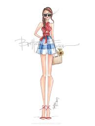 Picnic Approved 4thofjuly Summer Fashionillustrations Brittnayfuson Be Inspirational Fashion Sketches Fashion Drawing Fashion Design Drawings